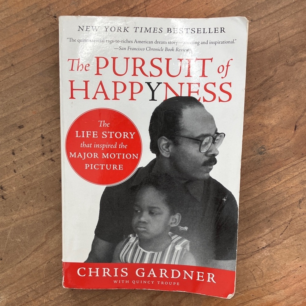 Memoir: The Pursuit of Happyness by Chris Gardner - softcover book